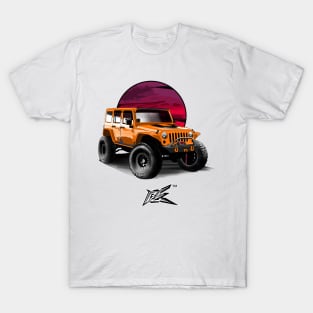 jeep wrangler rubicon orange T-Shirt